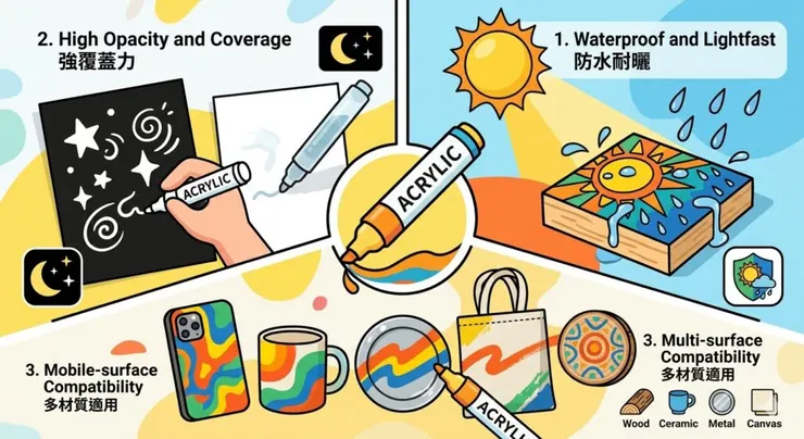 什麼是丙烯馬克筆？