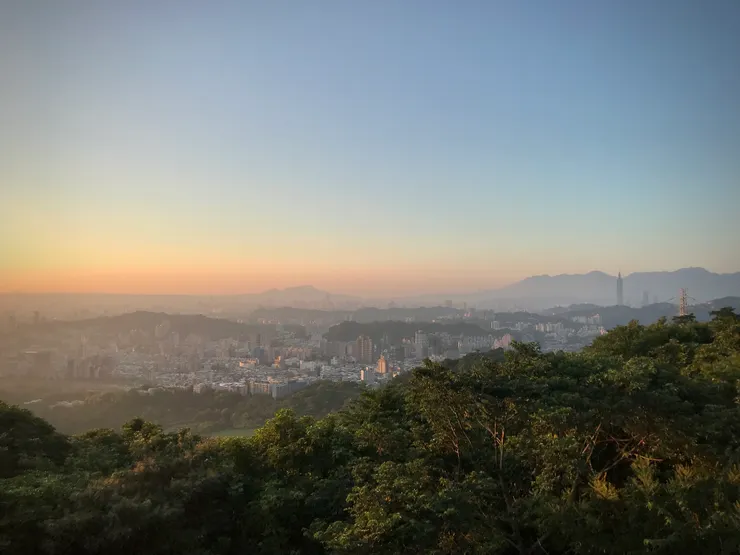 樟山寺觀景平台的無敵景觀