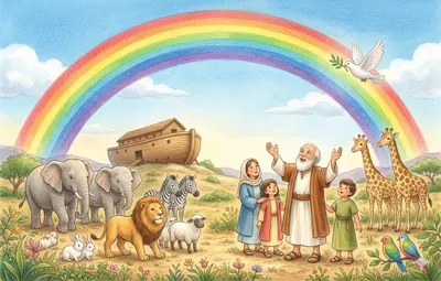 📖 【聖經故事分享】彩虹的約定
