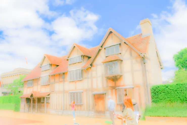 莎士比亞故居一景