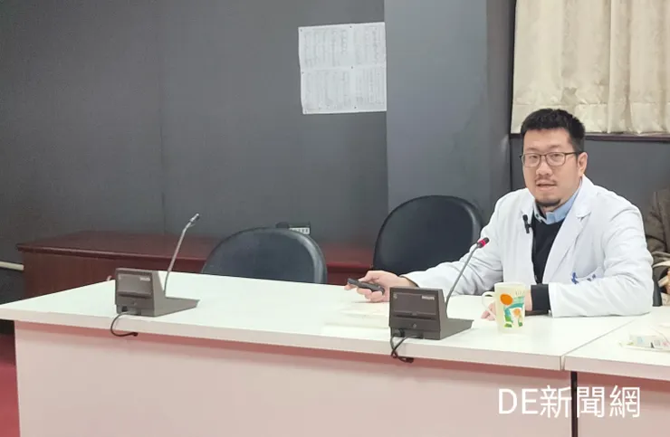 衛福部立基隆醫院腎臟科醫師馬皓瑋。(記者曾金萬/攝)