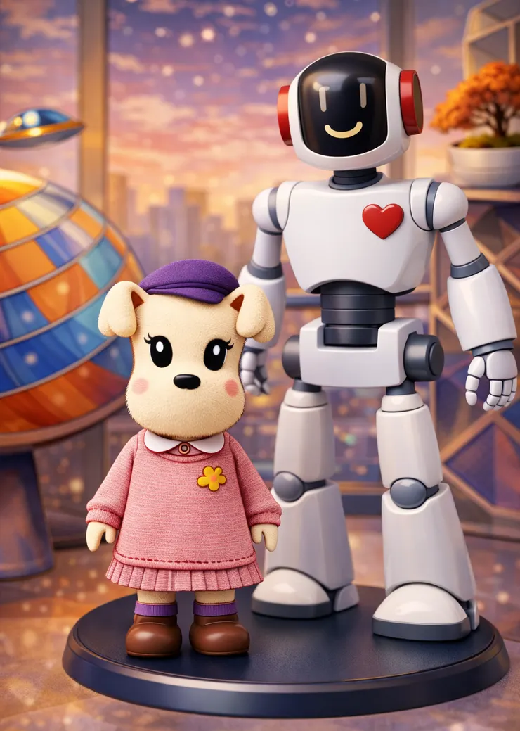 手繪轉立體公仔