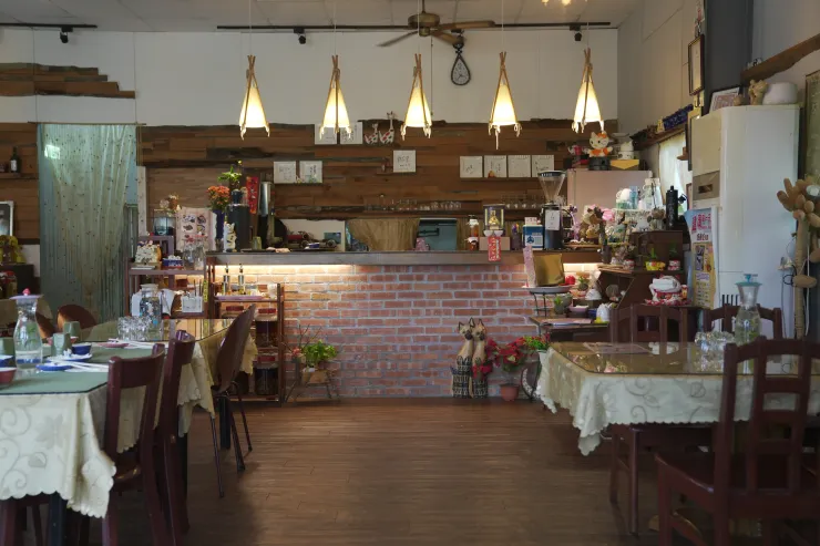 極具歐洲鄉村餐廳風格的妞貴妃私廚餐廳。（攝影／曾耀玄）