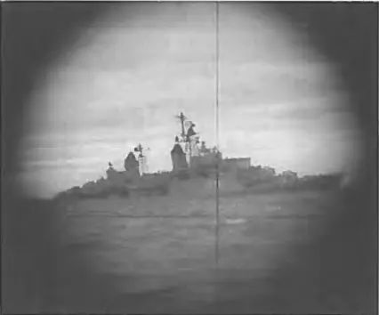 U-20潛望鏡拍下的漢堡級驅逐艦