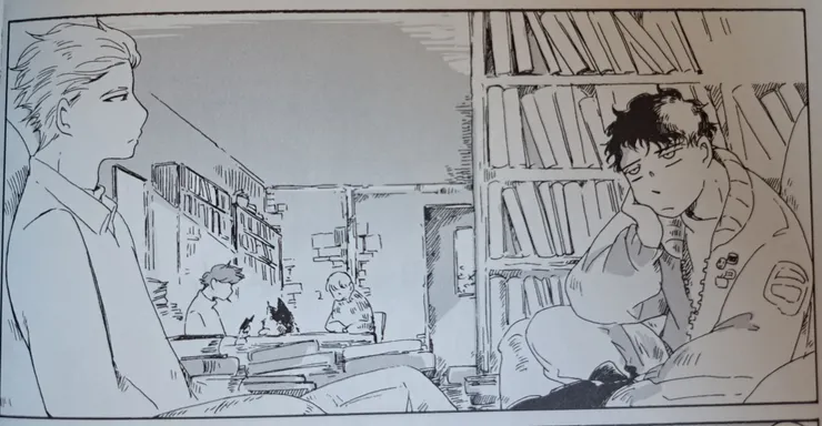 有代溝的兩人僵持中。