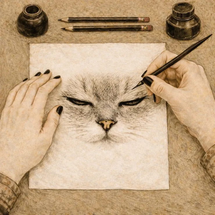 貓的眼皮將閉未閉的瞬間