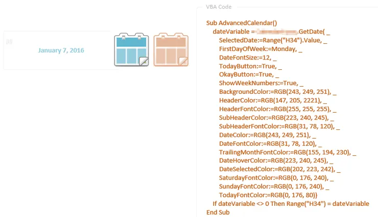 日曆控件2-運用2