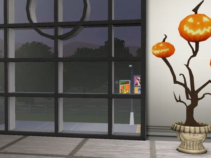 也能看到停車場。