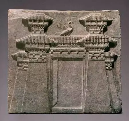 四川出土漢畫磚雙闕,這是一對二出闕。