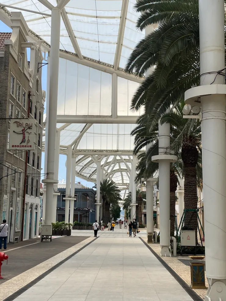 景點~漁人碼頭，歐風街道。