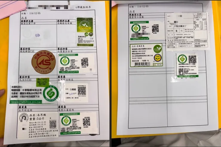 三章一Q標籤黏貼表