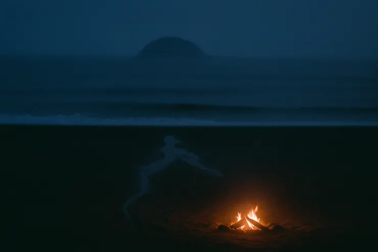 〈孤島之光〉不求她來，不送我去；讓各自的光，在各自的位置穩。