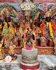 觀音佛祖、五公法師、協天大帝（圖片截圖於網路）