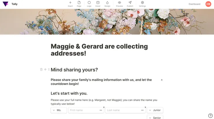 03 適用情境|⑤ 婚禮意願|編輯畫面