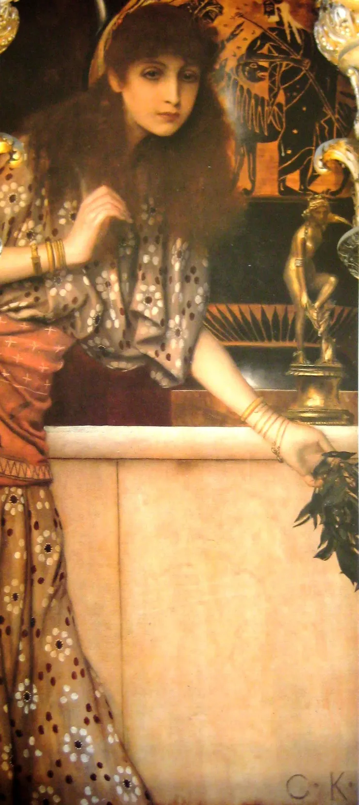 Mädchen von Tanagra, by Klimt