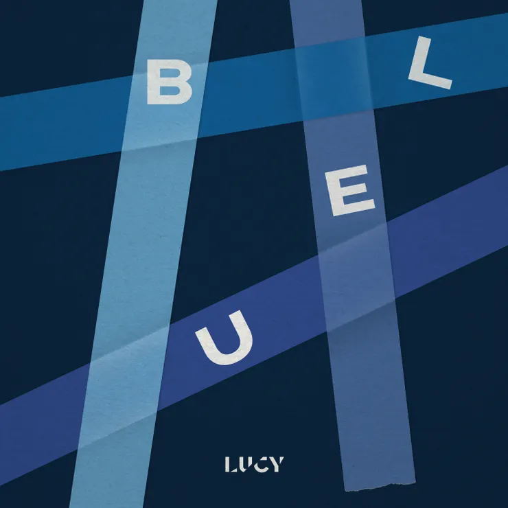 LUCY 第二張 EP《BLUE》專輯封面。圖片來源：Bugs