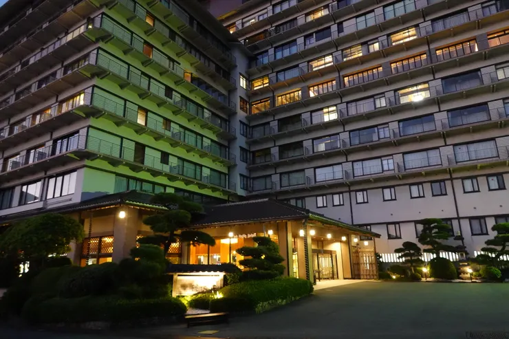 稻取銀水莊飯店外觀。