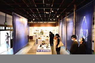 展場掛的藍晒圖也是工業設計的一環