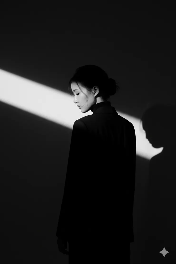 黑白工作室肖像照