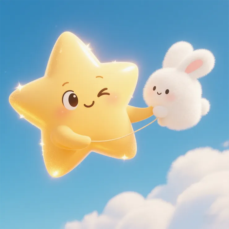 小星星與雲朵朋友