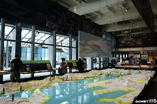 基隆聯合事務所在展示陳列上仿造設計師工作的環境，體會擘劃都市計畫時的臨場感