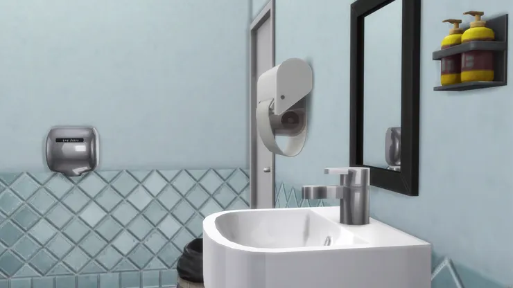 洗手液的瓶子是黃色的！