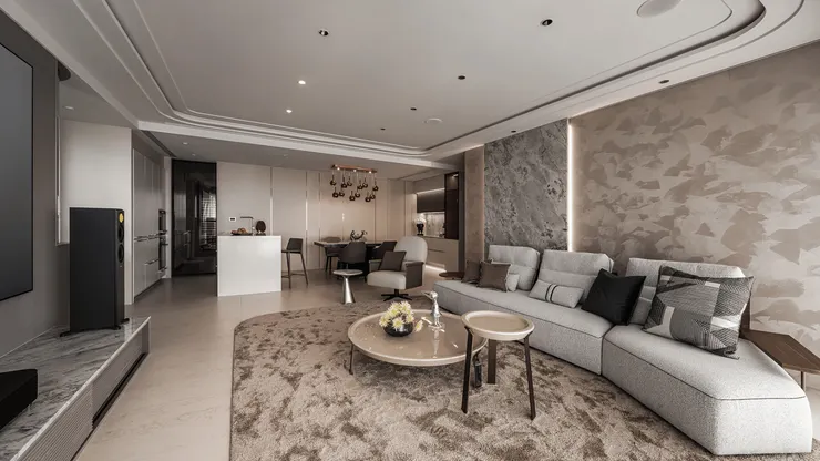 ▲特殊漆室內設計案例<定潮11F>