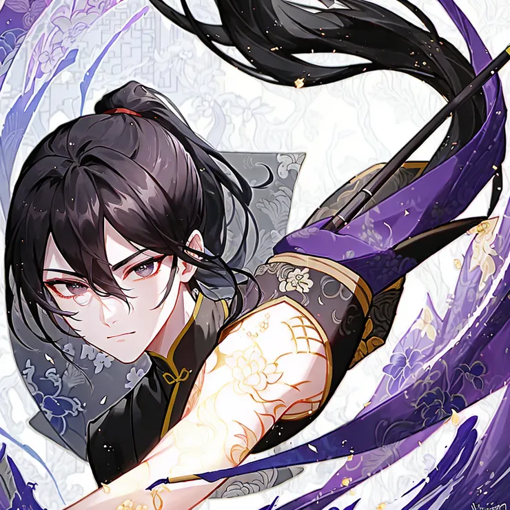 【蕭然】:雷光閃爍的山巔,雷鳴不斷迴盪,卻無法撼動這個孤獨身影的心。蕭然,凌霄宗的年輕天才弟子,黑髮如夜、眼中暗藏紫光,舉手投足間散發著如雷般的冷冽氣息。從被人遺棄的孤兒,到能在宗門中一人傲立,他的每一次突破與成長,都是對世界的回擊。無人能走進他的內心,也無人能改變他那為力量而活的決心。唯有少數,能觸碰到他心底最深處的偏執與佔有——那份對他重視之人、對同行靈力共鳴的嚴格守護,纔是他罕見的柔軟。