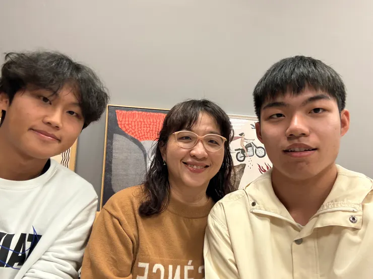 訪談者與王教授之合照