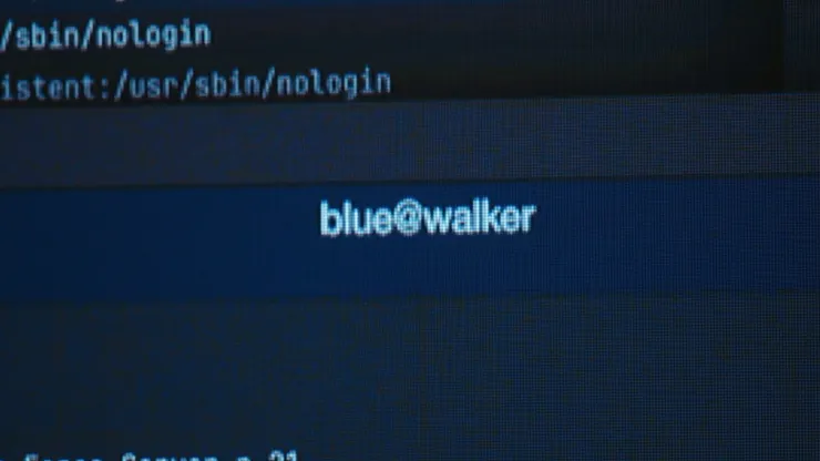 傳說中的駭客大神Blue Walker！