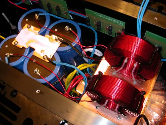 電源部分配線完成