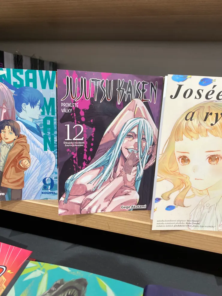 ▲這封面人物是漫畫《咒術迴戰》裡的真人嗎？一開始我是這麼猜想，但定睛一看，是「冥冥」吧！？不知道是不是不同地區的單行本發行上，書封也會不同？我覺得這個版本散發紫黑色的不祥氣氛，很攝人！