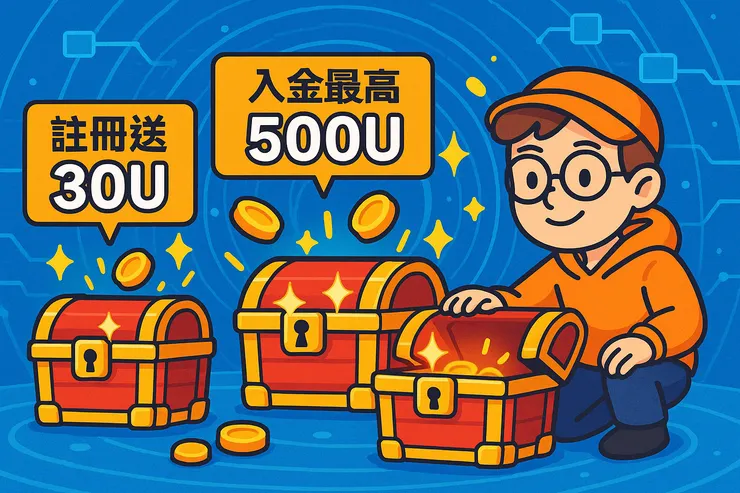 BingX邀請碼使用者可開啟紅利寶箱，領取最高8200USDT獎勵，包含註冊、入金與交易回饋。