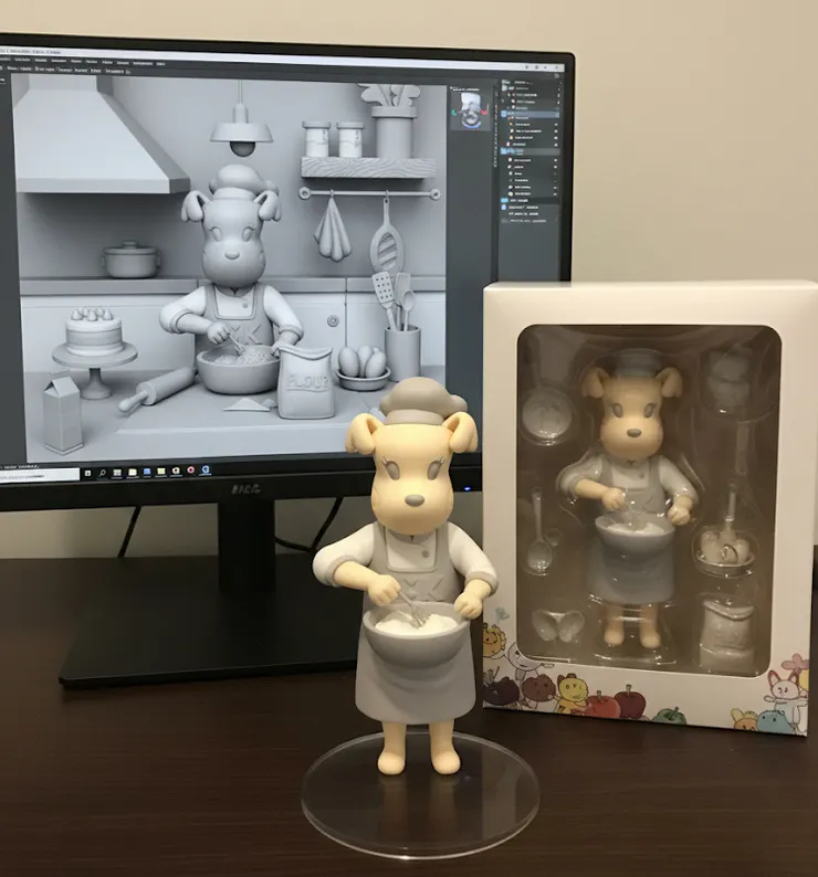 手繪圖轉AI立體公仔