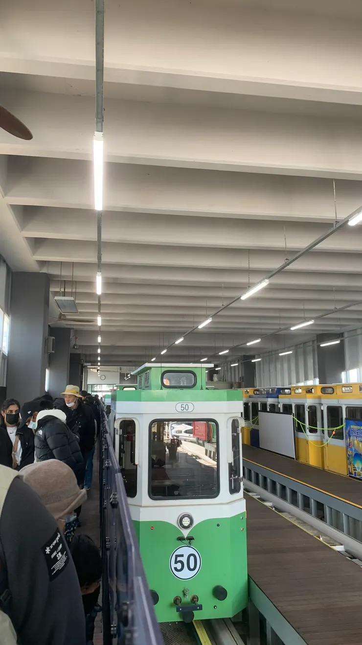 搭乘的人還真不少。
