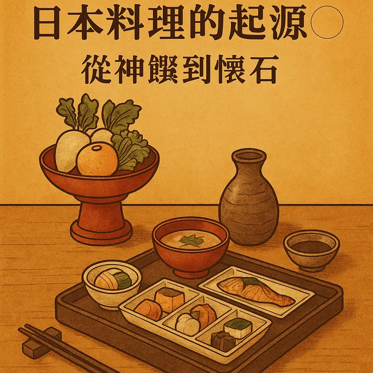日本料理的起源與發展：從神饌到懷石