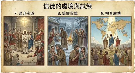 信徒的處境與試煉
