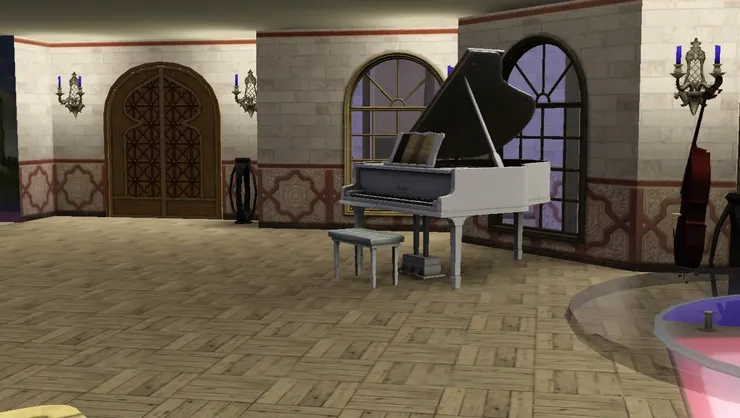 不知道大家玩遊戲時會買個怎樣的房子。埃及裏一邊有兩個出奇地大和貴的房子，這是其中一間較小和便宜的。