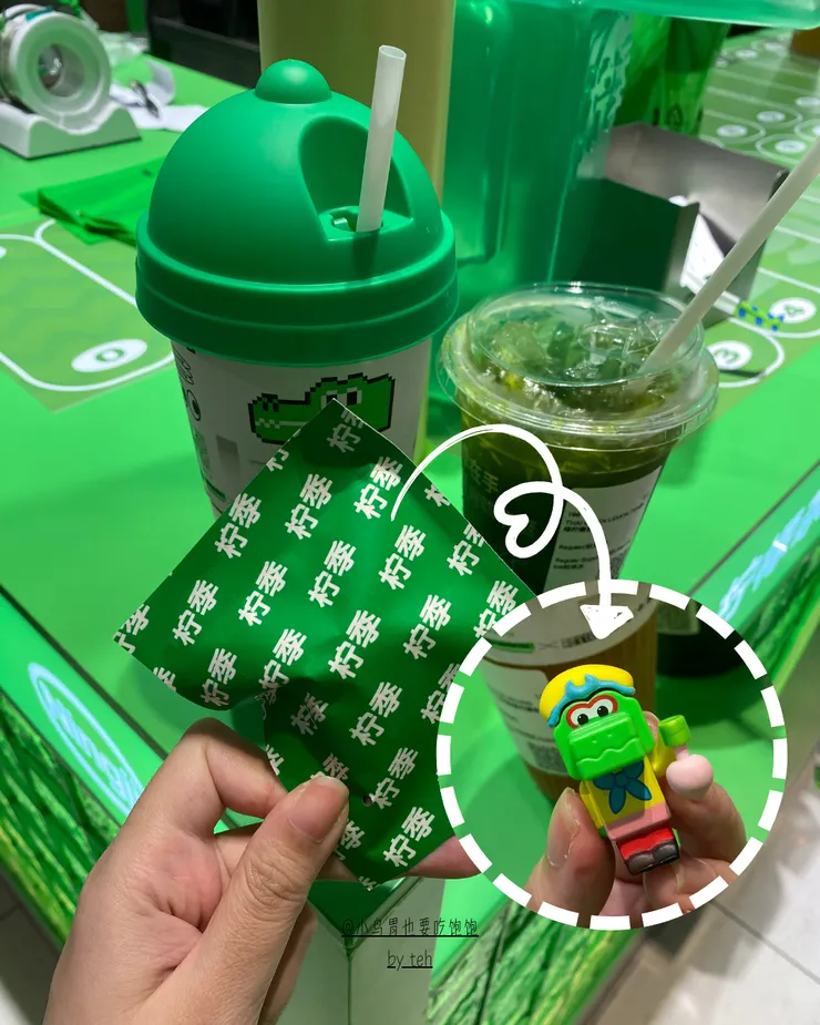 檸季盲袋禮物，內有小鰐魚公仔