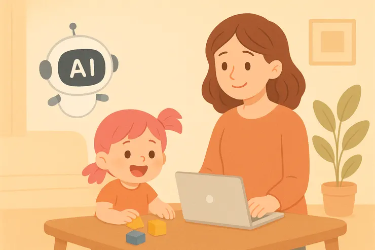 ChatGPT 成了媽媽的育兒手冊,AI 保母24小時待命。