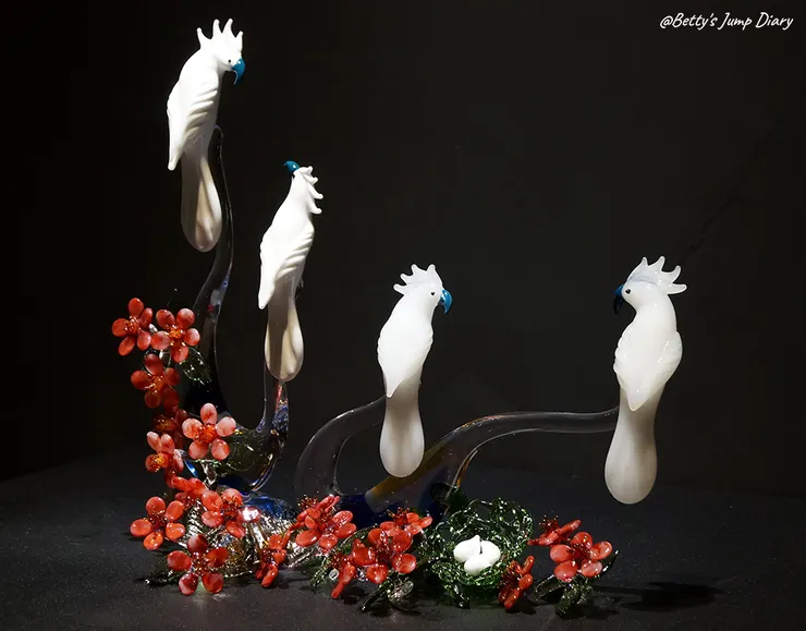 ▲新竹市玻璃工藝博物館-「時光璃影」聯展/圖片來源:Betty's Jump Diary