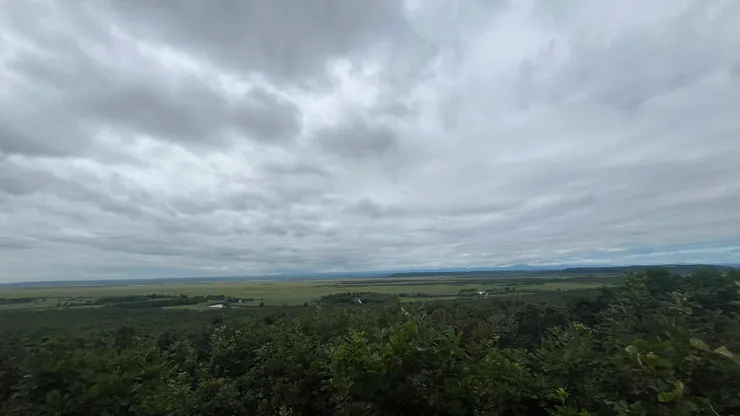 雖然當天雲層低垂,卻別有一種寧靜廣闊的氣氛。