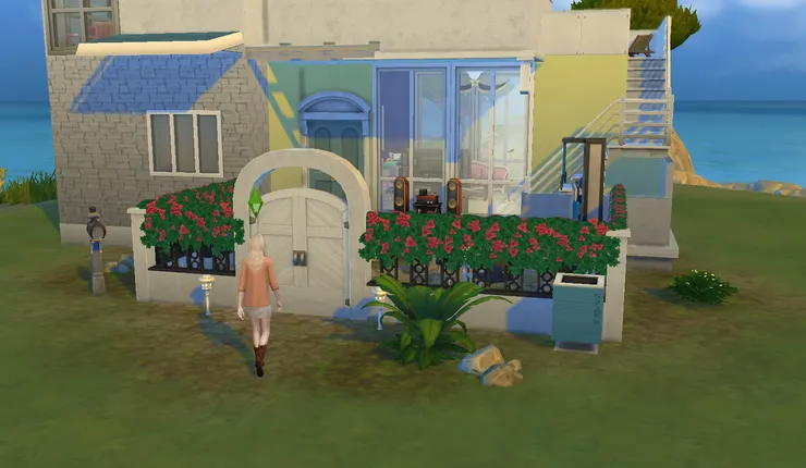 子安不慌不忙地回到家...