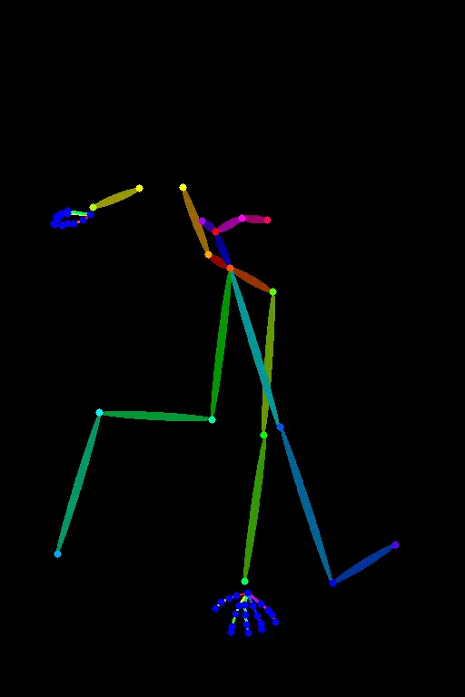 OpenPose姿態素材