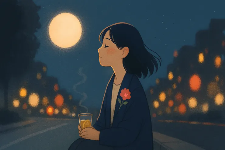 在繁忙的生活中，放緩腳步，安穩由生。（插圖由Copilot協助創作）