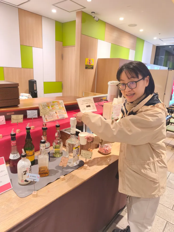 飯店晚上提供的自製調酒