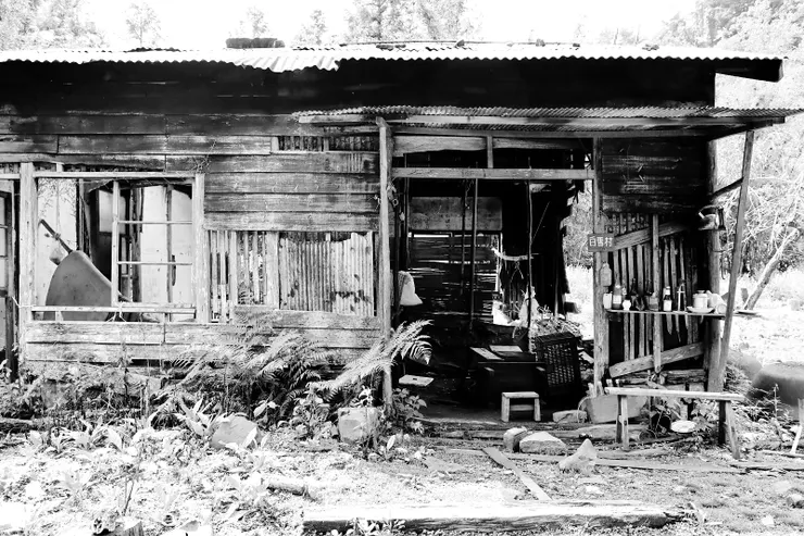 換成黑白的色調更有年代感