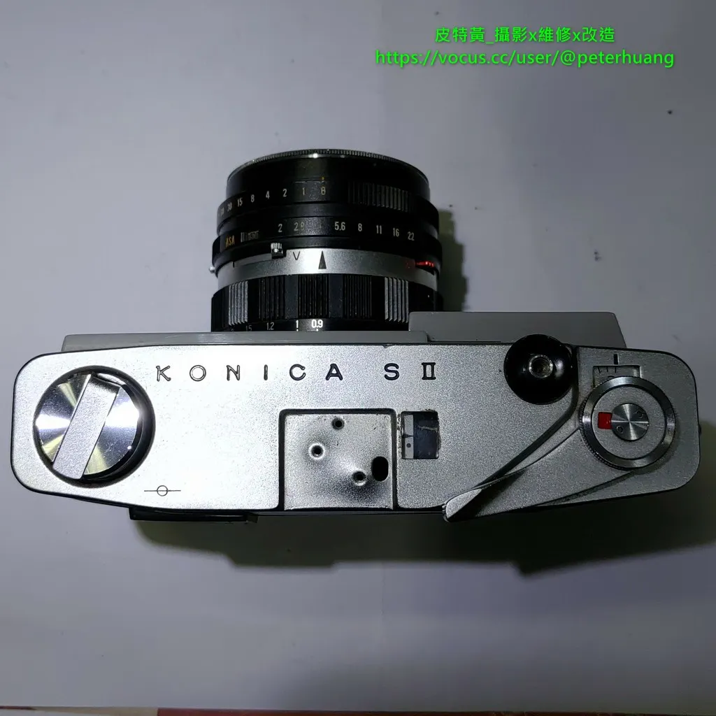 Konica S II 經典相機Hexanon 48mm F2 鏡頭改造紀錄(改Sony FE接環)