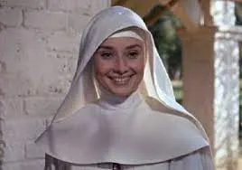 奧黛麗赫本在<修女傳>燦爛的笑容