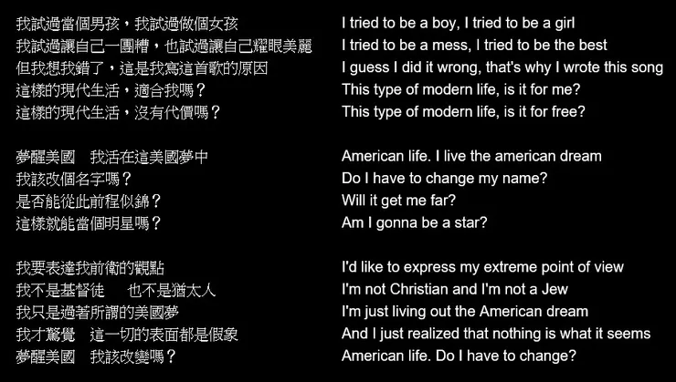 【夢醒美國 (American Life)】歌詞